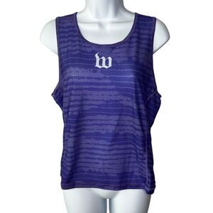 Wattie Ink Women’s XL Triathlon Purple Tri Tank